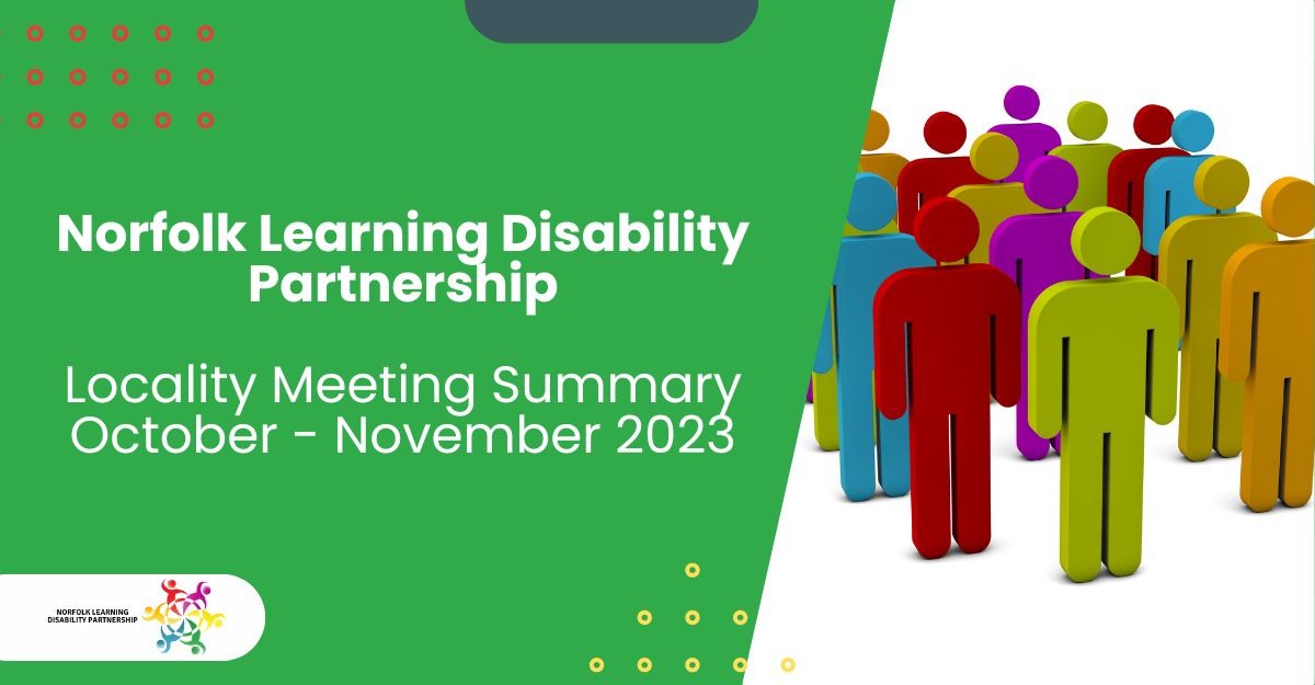 Locality Group Summary October – November 2023